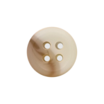 Providence Bone 4-Hole Button with Shiny Finish