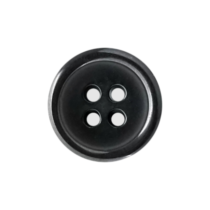 20L (1/2") 4-Hole Menswear Button with Shiny Finish