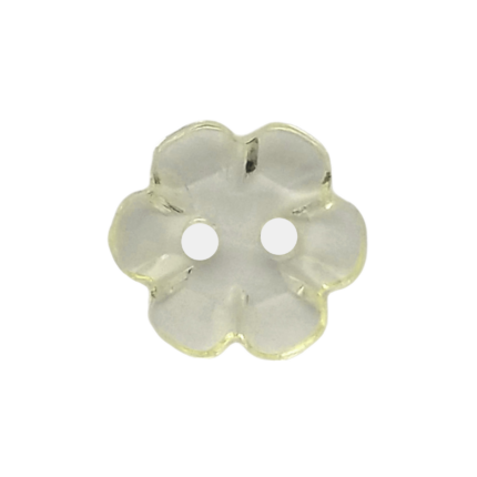 2-Hole Flower Button with Shiny Finish