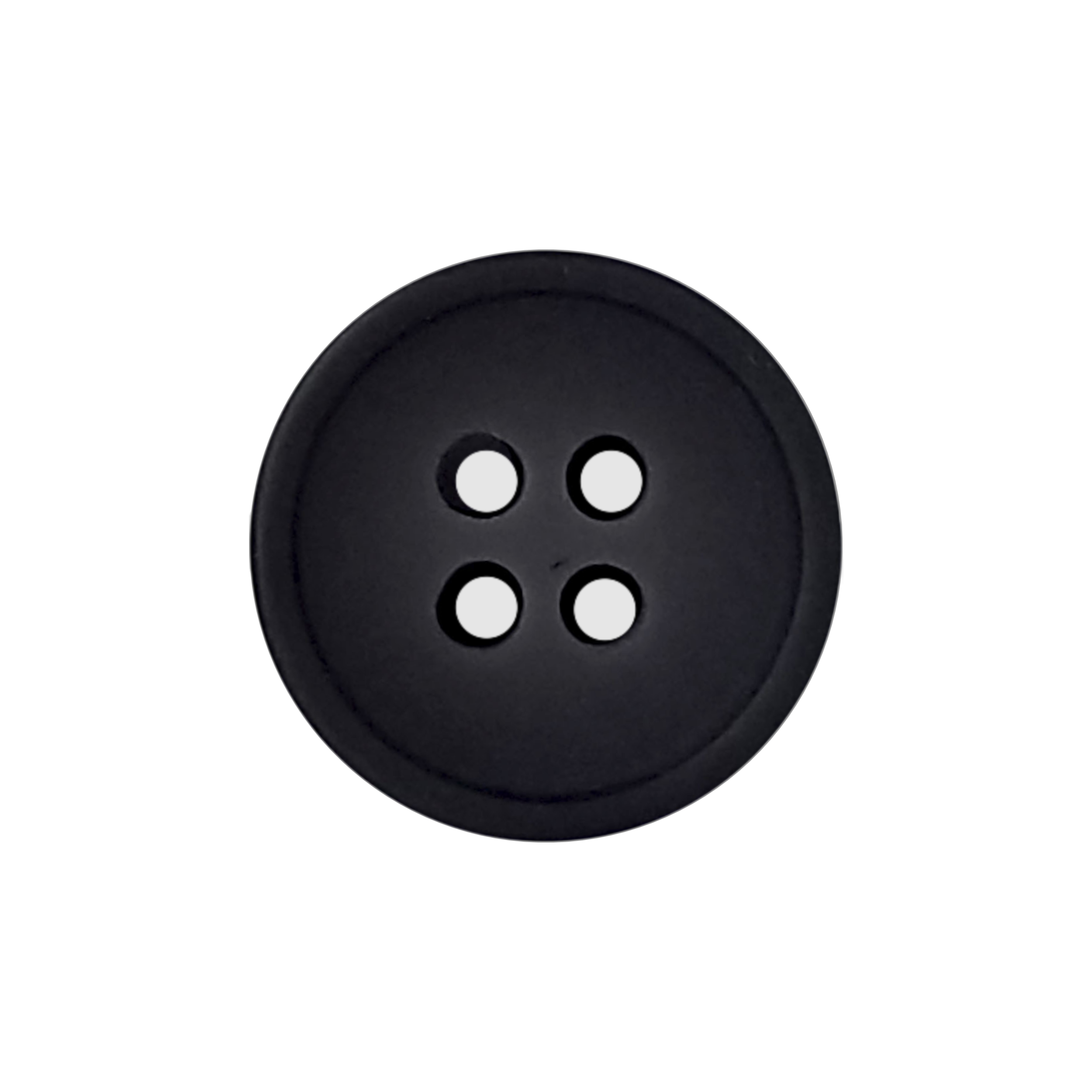 20L-1-2-inch-black-gray-4-hole-pants-button-with-matte-finish-heits-wholesale-KLA111 Black Gray 4-Hole Pants Button with Matte Finish - Image 1