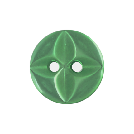 2-Hole Star Button with Shiny Finish