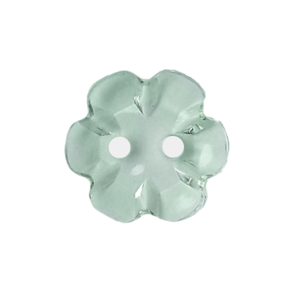 2-Hole Flower Button with Shiny Finish