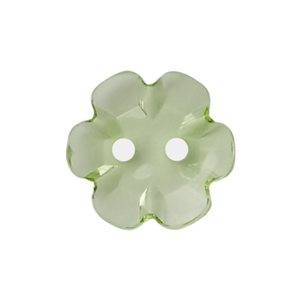 2-Hole Flower Button with Shiny Finish