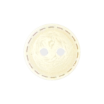 Tan 2-Hole Pants Button with Stitched Edge and Dull Finish