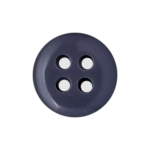22L (9/16") 4-Hole Suspender Button with Shiny Finish