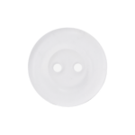 Clear 2-Hole Button with Shiny Finish