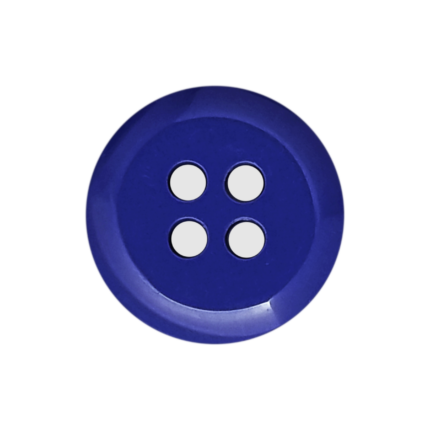 27L (11/16")  4-Hole Suspender Button with Shiny Finish