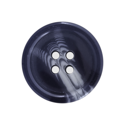 30L (3/4") 4-Hole Menswear Button with Shiny Finish