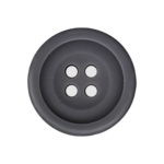 30L (3/4") 4-Hole English Rim Menswear Button with Shiny Finish