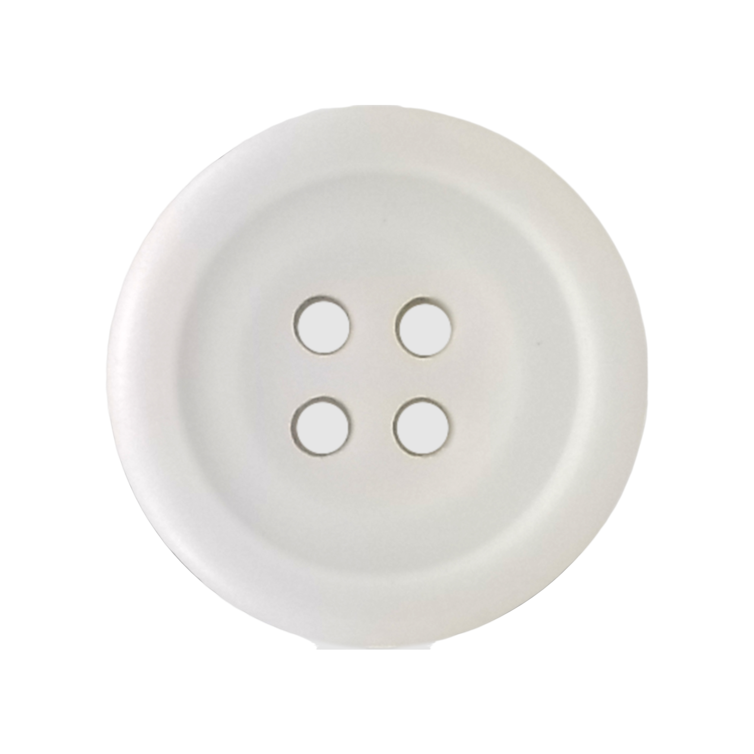 32L-13-16-white-4-hole-english-rim-menswear-button-with-shiny-finish-heits-wholesale-BDE038 30L (3/4") 4-Hole English Rim Menswear Button with Shiny Finish - Image 1