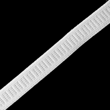 Non-Roll Flat Rib Elastic