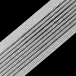 White 1+3/4" Monofilament Waistband