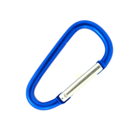 Dark Blue Aluminum Carabiner