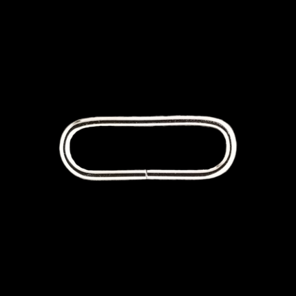 Silver Finish Suspender Eyelet