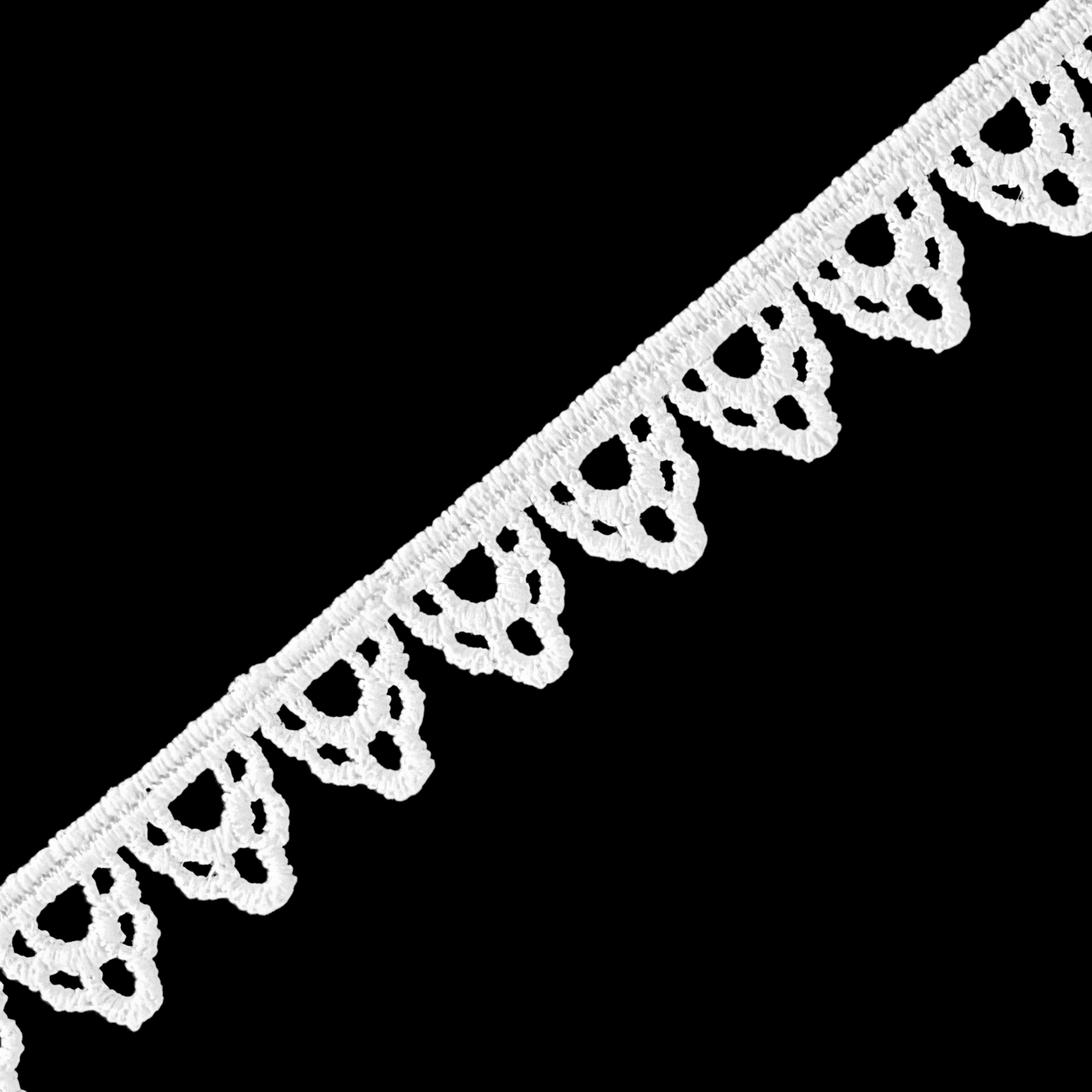 1-2-inch-white-delicated-polyester-venise-lace-heits-wholesale-VFN777 Delicate Polyester Venise Lace - Image 1