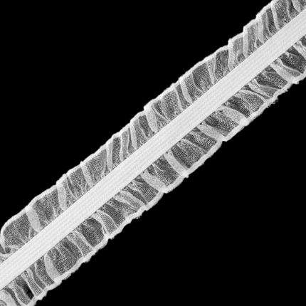 1" Ruffled Stretch Ribbon