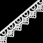 Soft Ripple Polyester Venise Lace