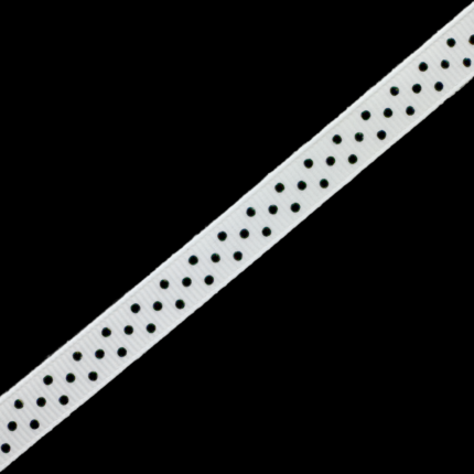 Swiss Dot Grosgrain Ribbon