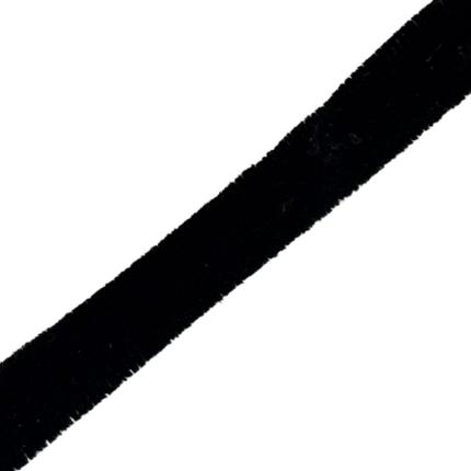 Black 3/8" Velvet Tubing