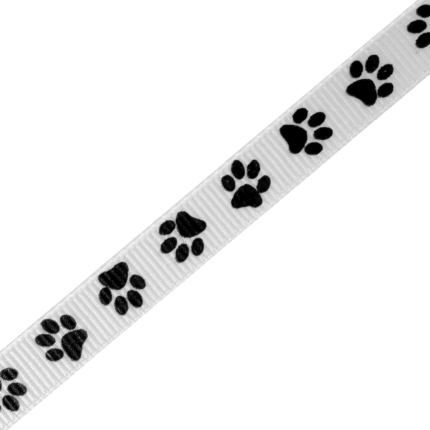 Paw Prints 3/8" Grosgrain Ribbon