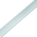 5/8" Sheer Ribbon With Crimped Satin Edges