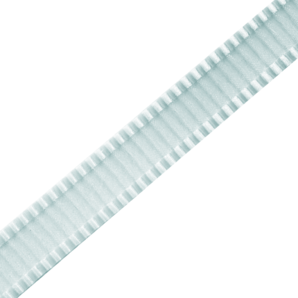 5/8" Sheer Ribbon With Crimped Satin Edges