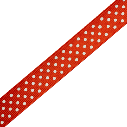 Swiss Dot Grosgrain Ribbon