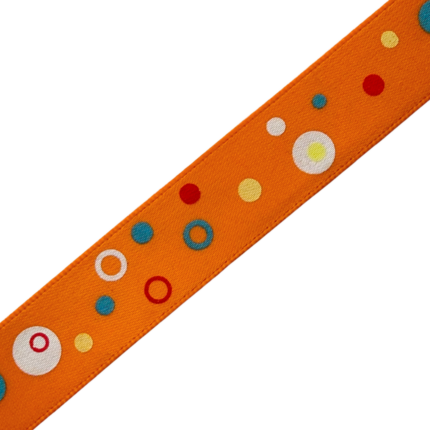 5/8" Multi Color Dots Satin Ribbon