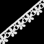 Dainty Floral Polyester Venise Lace