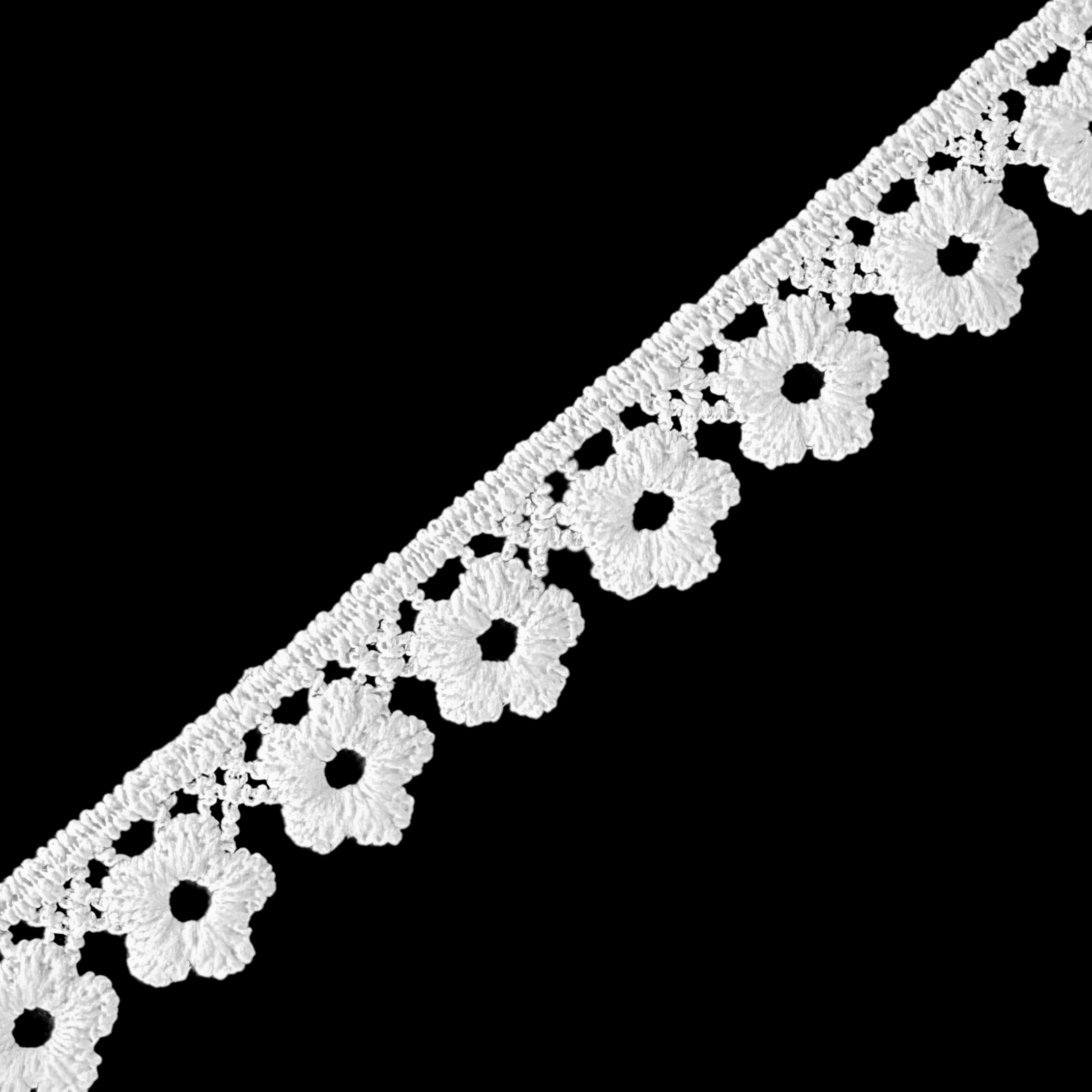 5-8-inch-white-flower-polyester-venise-lace-heits-wholesale-VFC777 Flower Polyester Venise Lace - Image 1