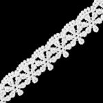 Scalloped Flowers Polyester Venise Lace