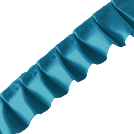 7/8" Box Pleated Satin Ribbon