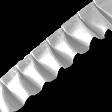 7/8" Box Pleated Satin Ribbon