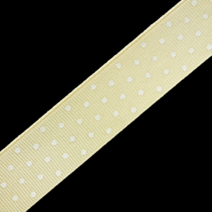 Swiss Dot Grosgrain Ribbon