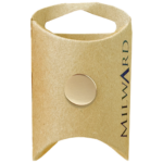 Milward Green Carded Gold 15mm (24L) Zinc Alloy Shiny Shank Button
