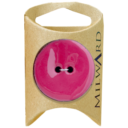 Milward Green Carded Coconut with Epoxy 2-Hole Button