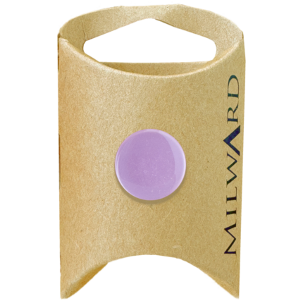 Milward Green Carded Polyester Flat Shank Button