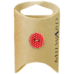 Milward Green Carded Nylon 2-Hole Polka Dot Button