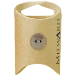 Milward Green Carded Tan Coconut 2-Hole Daisy Button