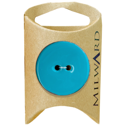 Milward Green Carded Coconut with Epoxy 2-Hole Button