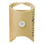 Milward Green Carded White 10mm (16L) Polyester 2-Hole Collar Button