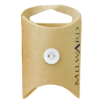 Milward Green Carded White 12mm (18L) Polyester 2-Hole Basic Button