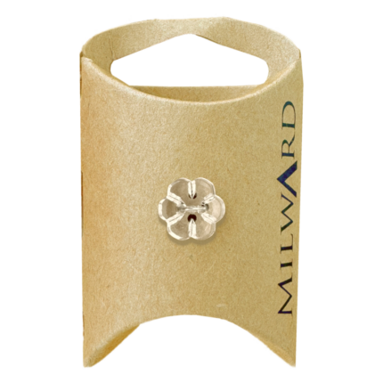 Milward Green Carded Nylon 2-Hole Flower Button