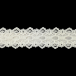 Flat Lace With 5/8" Beaded Ribbon
