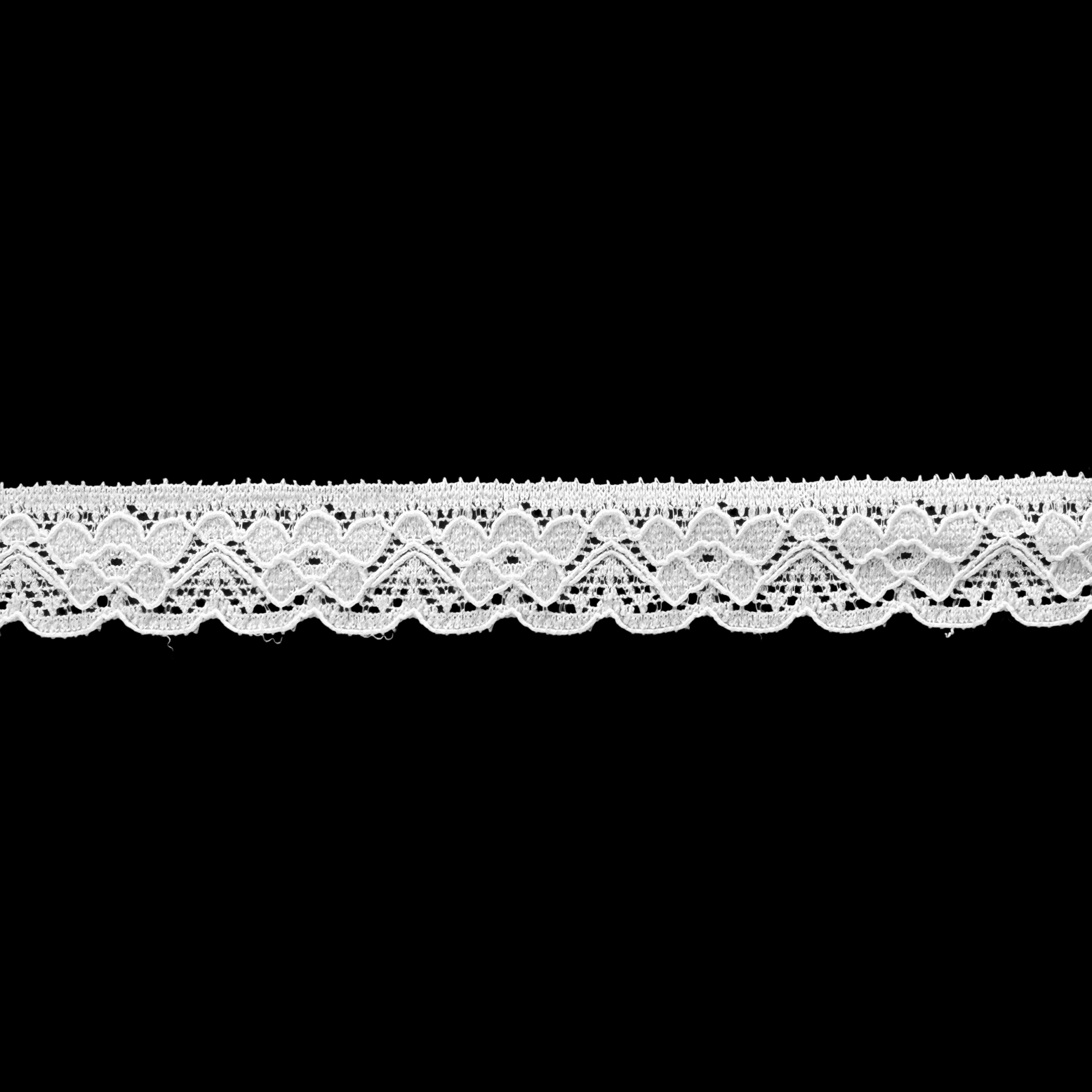 white-1-2-inch-stretch-lace-heits-wholesale-SLA113 Stretch Lace - Image 1