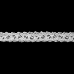 White 5/8" Loop Edge Stretch Lace