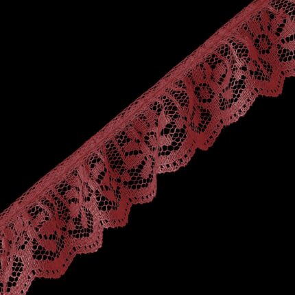 Ruffled Lace - The Spool (50 Yards), Wine